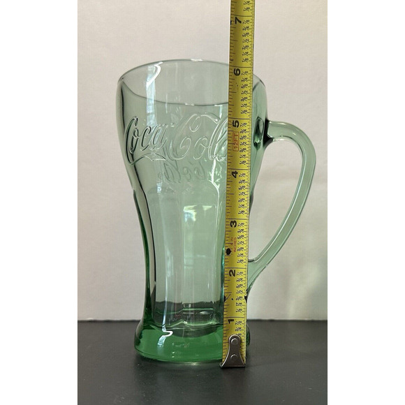 LIBBEY GLASS COMPANY Coca Cola Coke Green 16oz Mug/Cup Glass - Picture 14 of 14